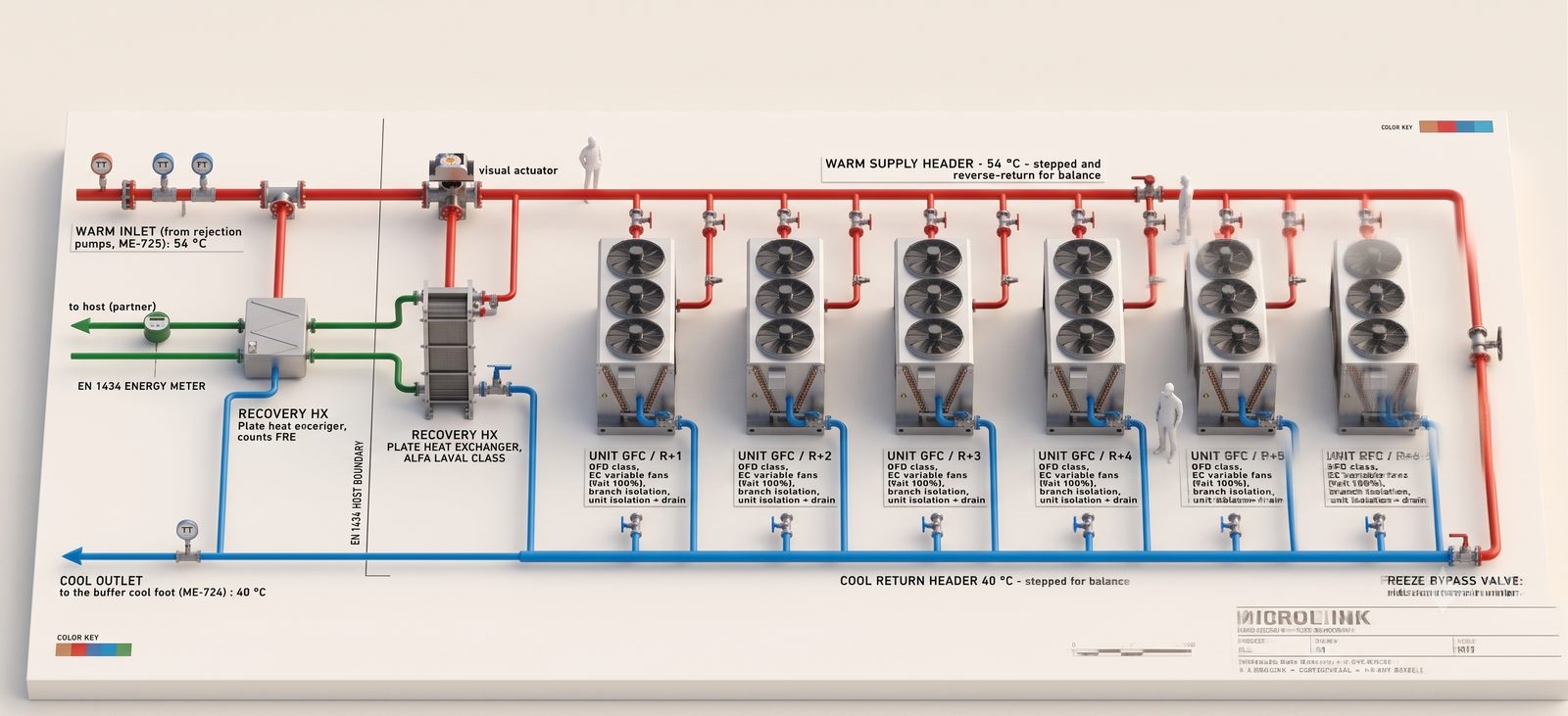 Heat recovery gallery isometric