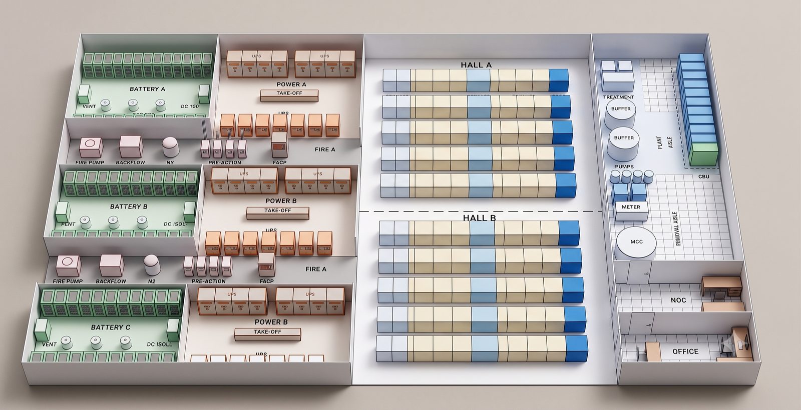 The Floor Plan isometric